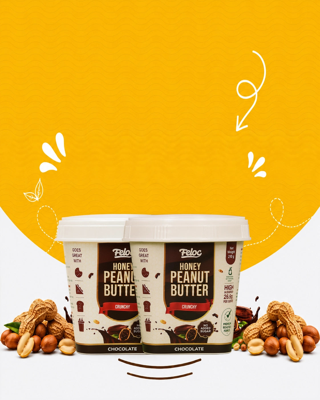 Value pack  Chocolate Honey — 210g + 210g