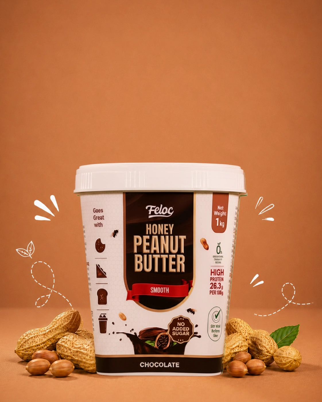 Chocolate Honey Peanut Butter — Smooth