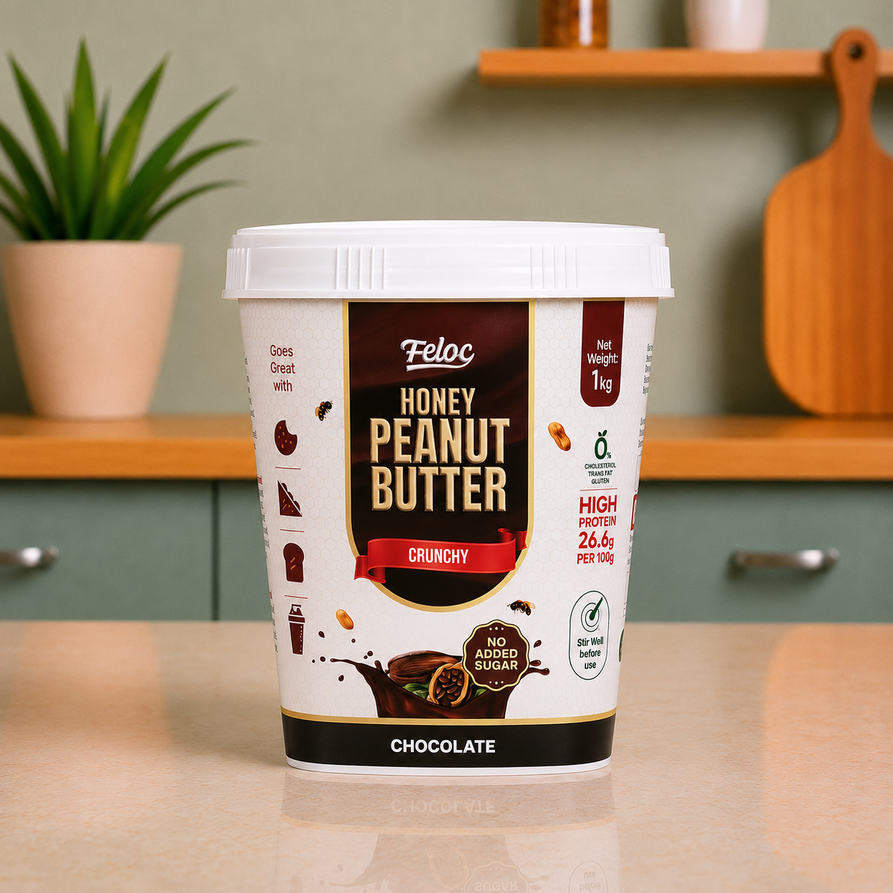 Chocolate Honey Peanut Butter — Crispy