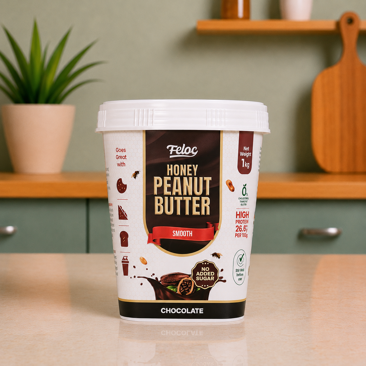 Chocolate Honey Peanut Butter — Smooth