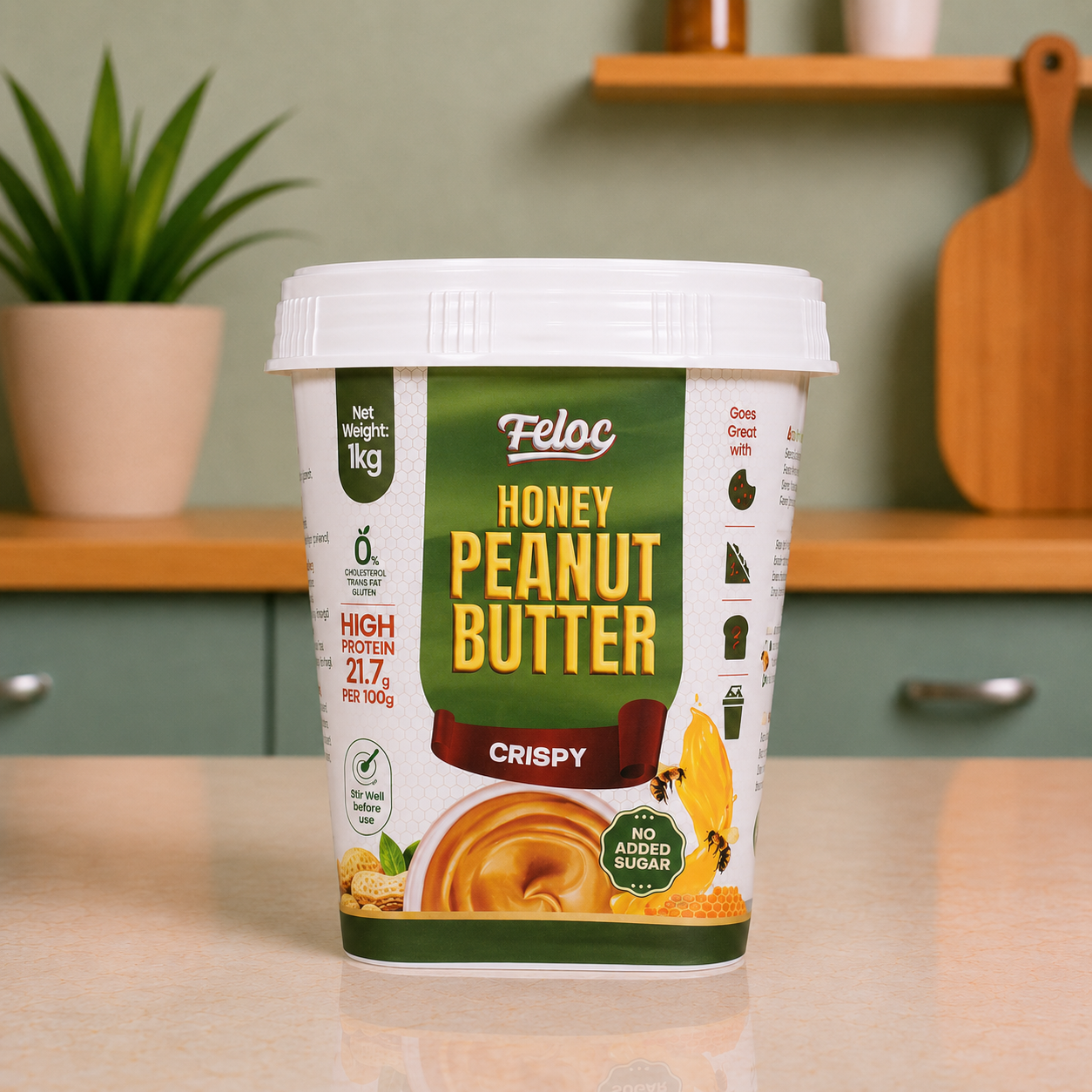 Classic Honey Peanut Butter — Crispy