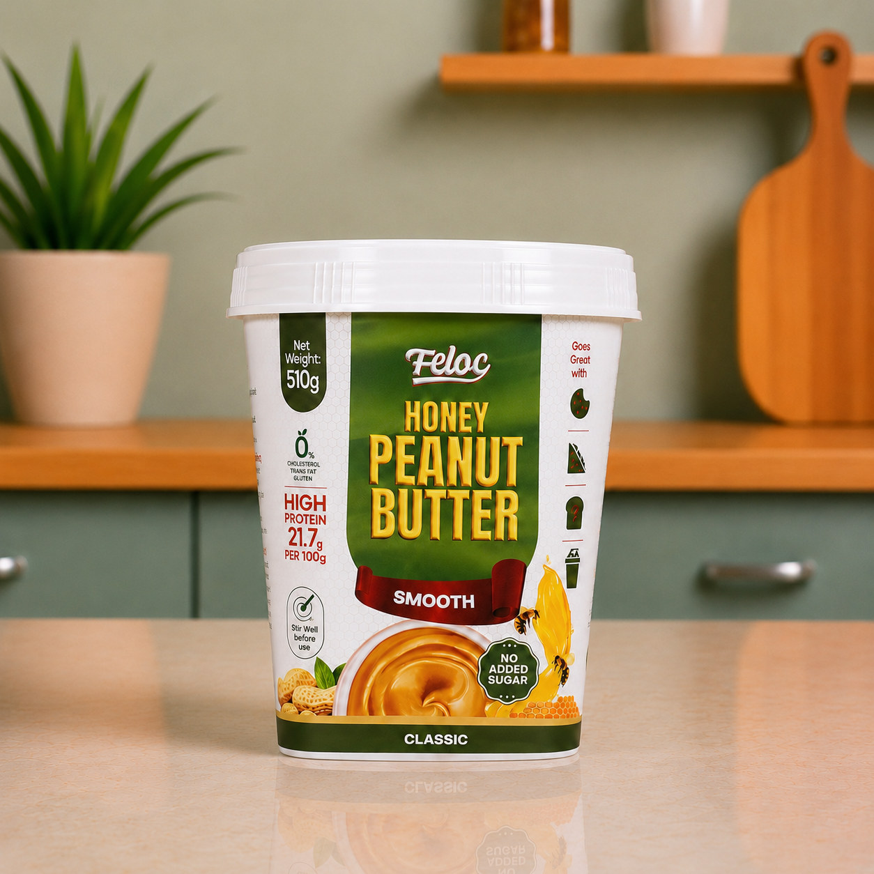 Classic Honey Peanut Butter — Smooth