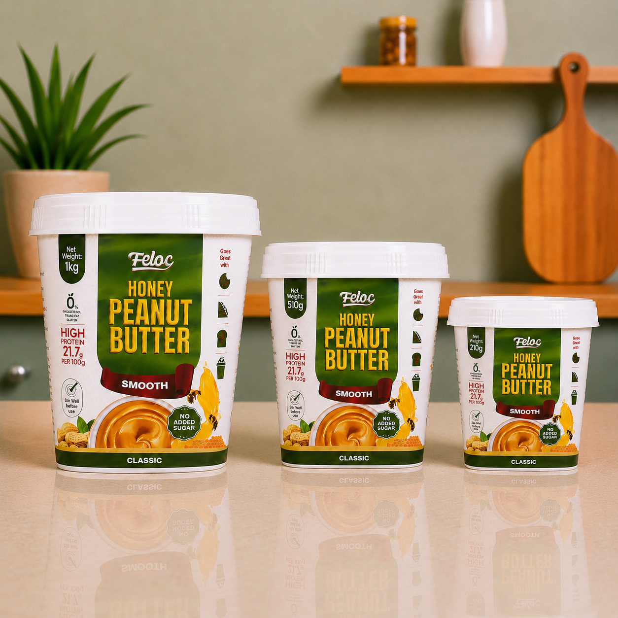 Feloc Family Pack —  210g + 510g + 1Kg